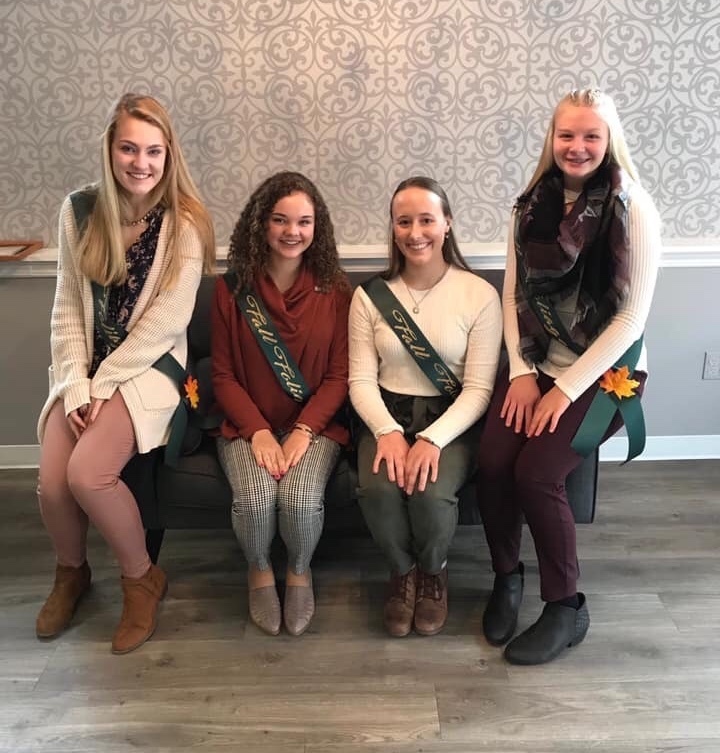 Four contestants that ran (Abby Bagely, Kerstin Shaffer, Larissa Cooper, Brianna Woodring)