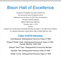 HALL OF EXCELLENCE