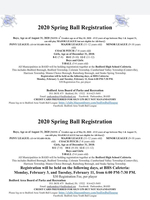 2020 Spring Ball Registration